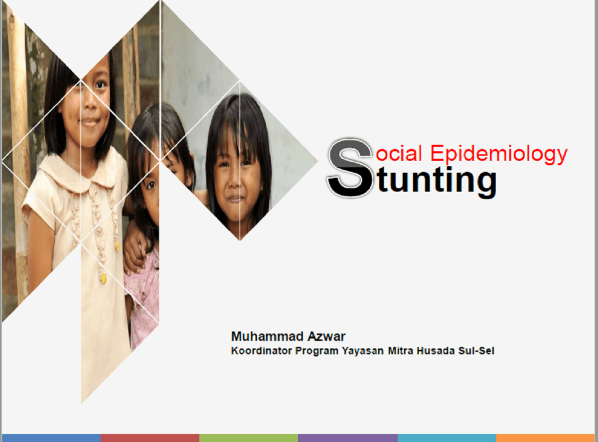 Pendekatan Social Epidemiology dalam Pencegahan Stunting